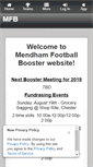 Mobile Screenshot of mendhamfootball.com