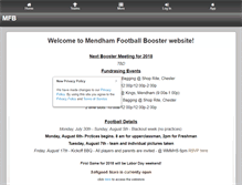 Tablet Screenshot of mendhamfootball.com